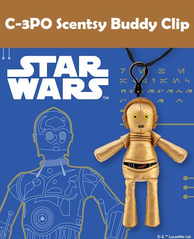 C-3PO Scentsy Buddy Clip
