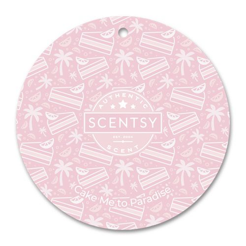Cake me to Paradise Scentsy Scent Circle