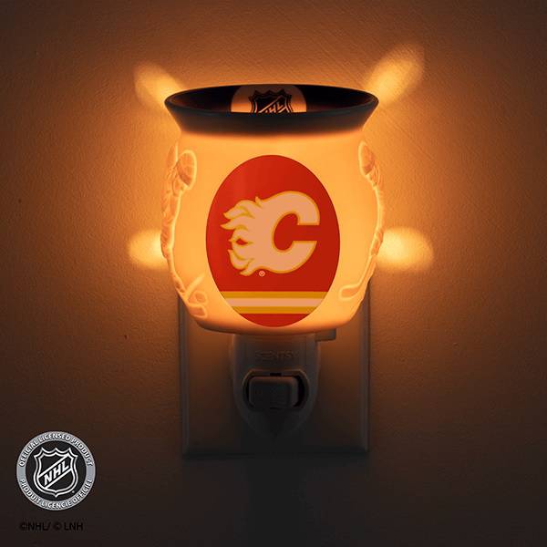 Calgary Flames Mini Scentsy Warmer | Dark Lit