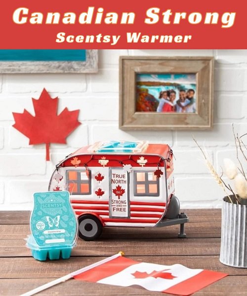 Canadian Strong Scentsy Warmer - True North Strong and Free