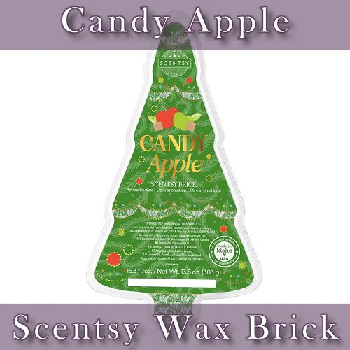 Candy Apple Scentsy Christmas Tree Brick