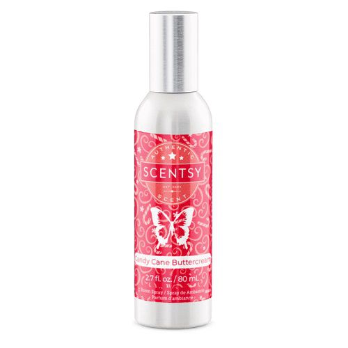 Candy Cane Buttercream Scentsy Room Spray | Stock