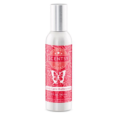 Candy Cane Buttercream Scentsy Room Spray | Stock Candy Cane Buttercream Scentsy Room Spray | Stock