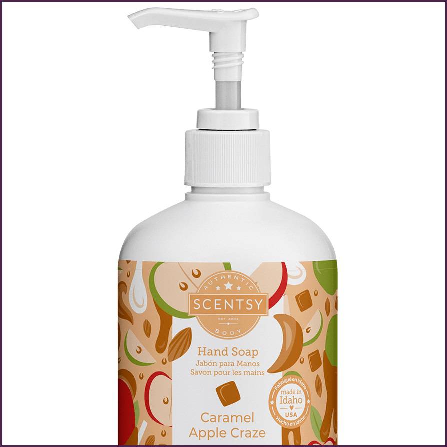 Caramel Apple Craze Scentsy Hand Soap Closeup