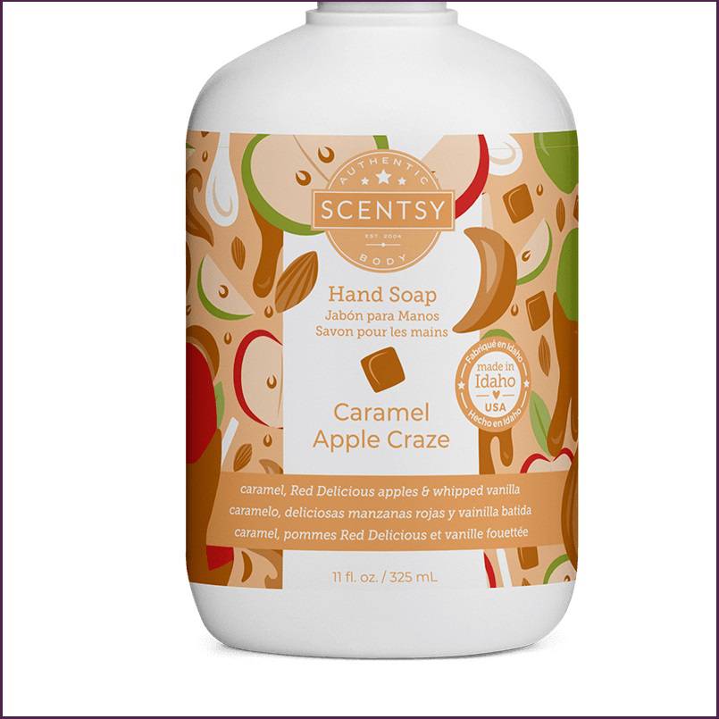 Caramel Apple Craze Scentsy Hand Soap Stock