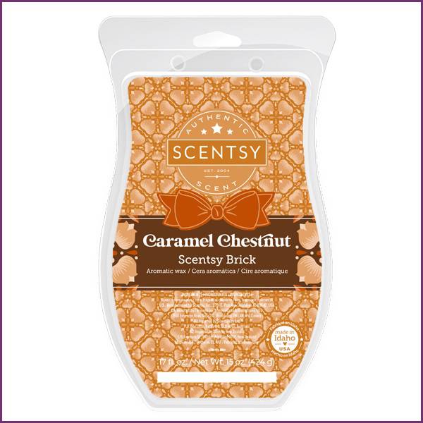 Caramel Chestnut Scentsy Wax Brick