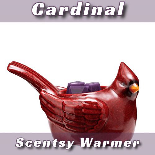 Cardinal Holiday Scentsy Warmer | With Wax