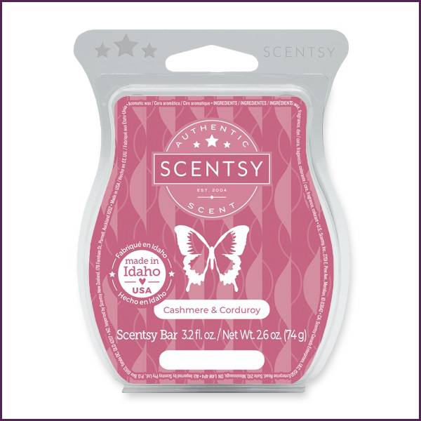 Cashmere and Corduroy Scentsy Wax Bar