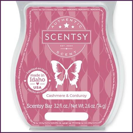 Cashmere and Corduroy Scentsy Bar Melts