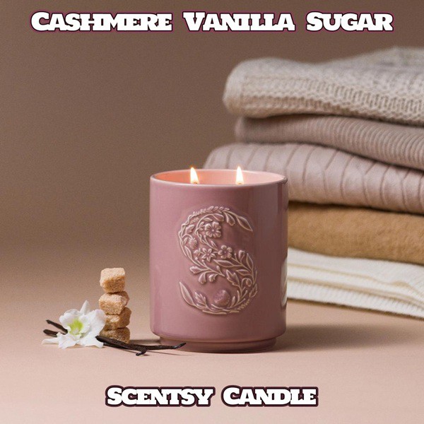 Cashmere Vanilla Sugar Scentsy Candle