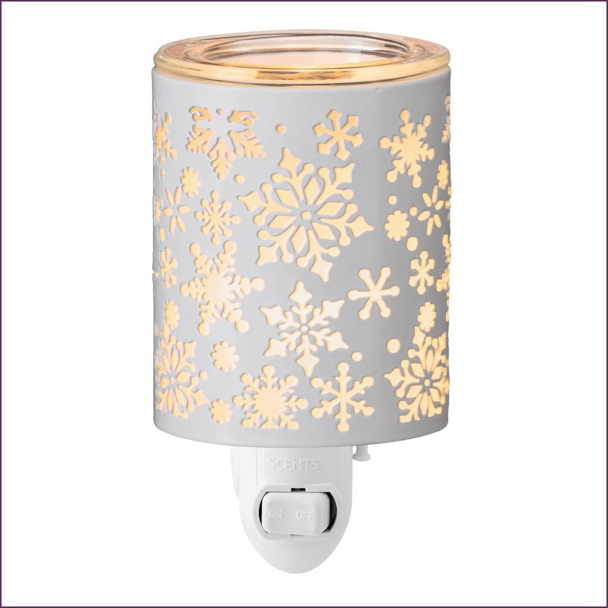 Catching Snowflakes Scentsy Mini Warmer | Stock On