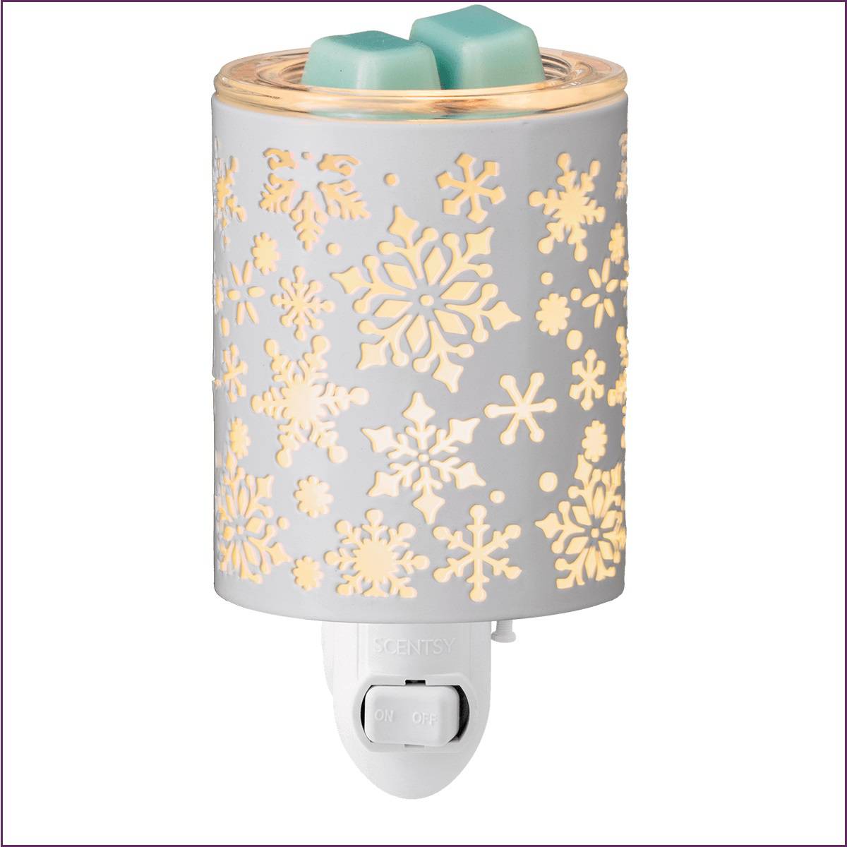 Catching Snowflakes Scentsy Mini Warmer | On With Wax