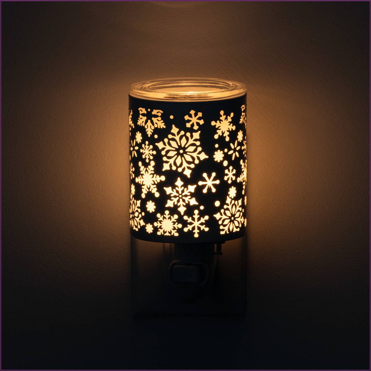 Catching Snowflakes Scentsy Mini Warmer | Dark On