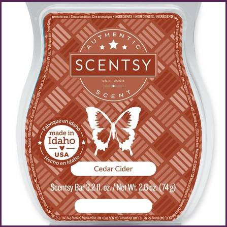 Cedar Cider Scentsy Bar Melts