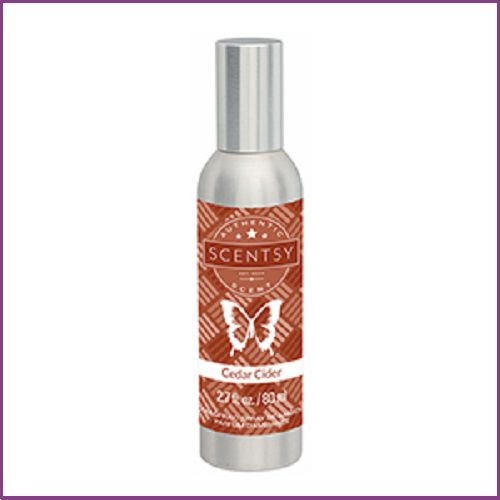 Cedar Cider Scentsy Room Spray Stock Image