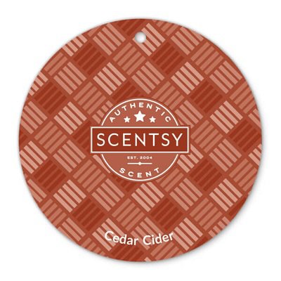 Cedar Cider Scentsy Scent Circle Stock Image