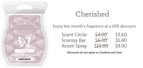 Cherished is the January 2016 Scent Of The Month