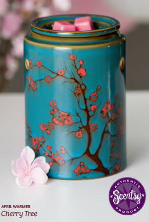 The Scentsy Warmer Of The Month For April 2014 - Cherry Tree