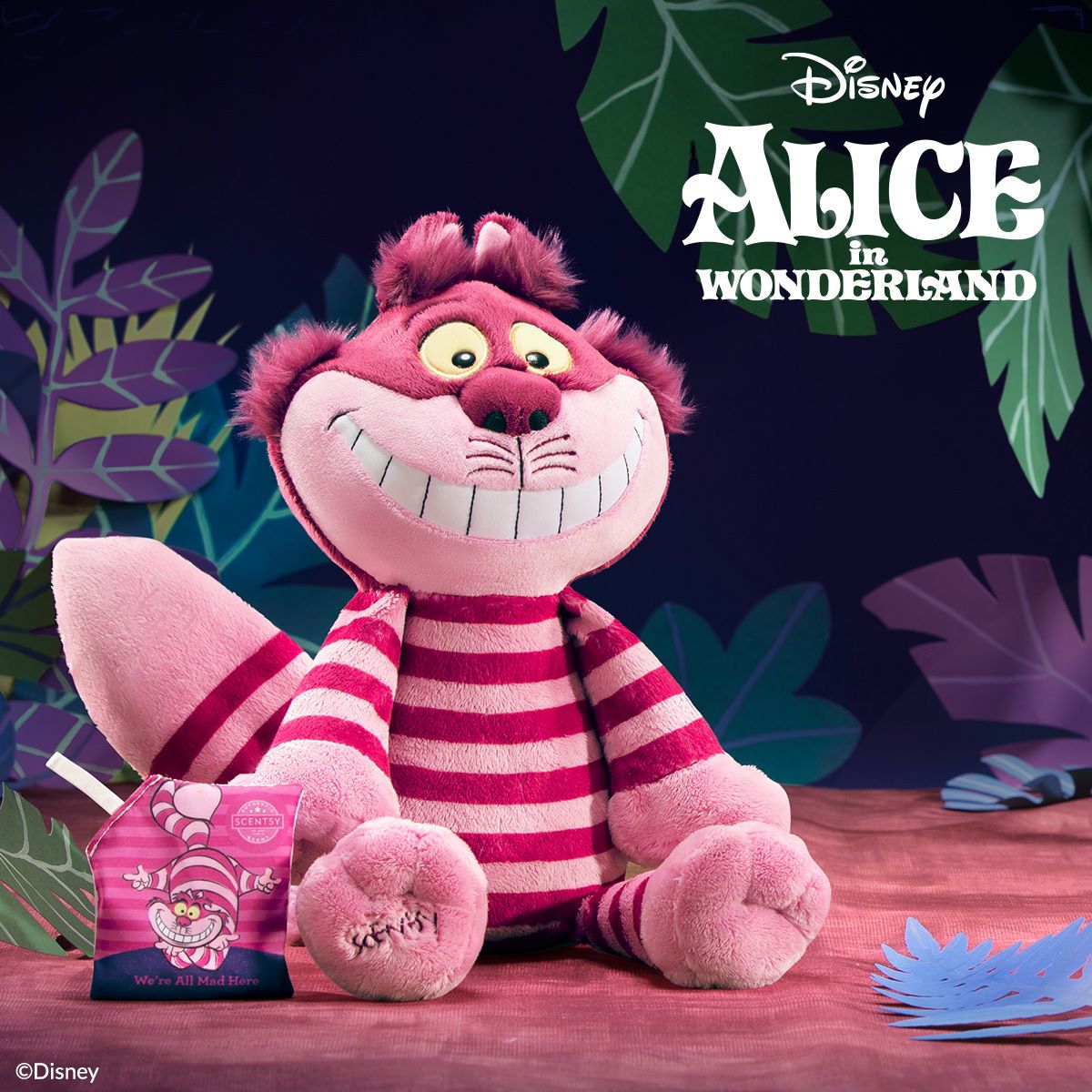 Cheshire Cat Scentsy Buddy with Pak