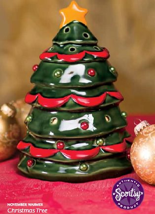 The Scentsy Warmer Of The Month For November - Christmas Tree