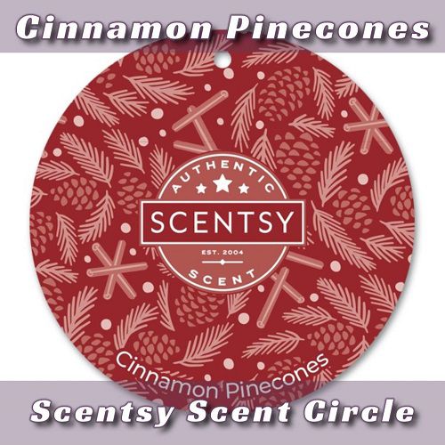 Cinnamon Pinecones Scentsy Scent Circle | Stock With Title