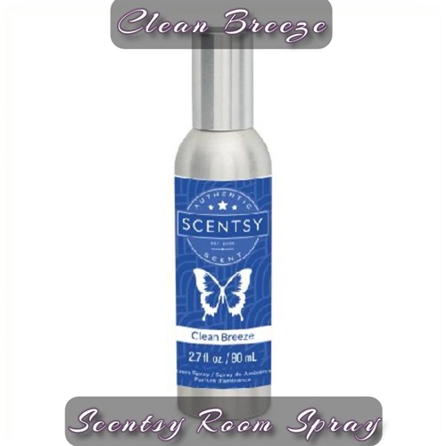Clean Breeze Scentsy Room Spray