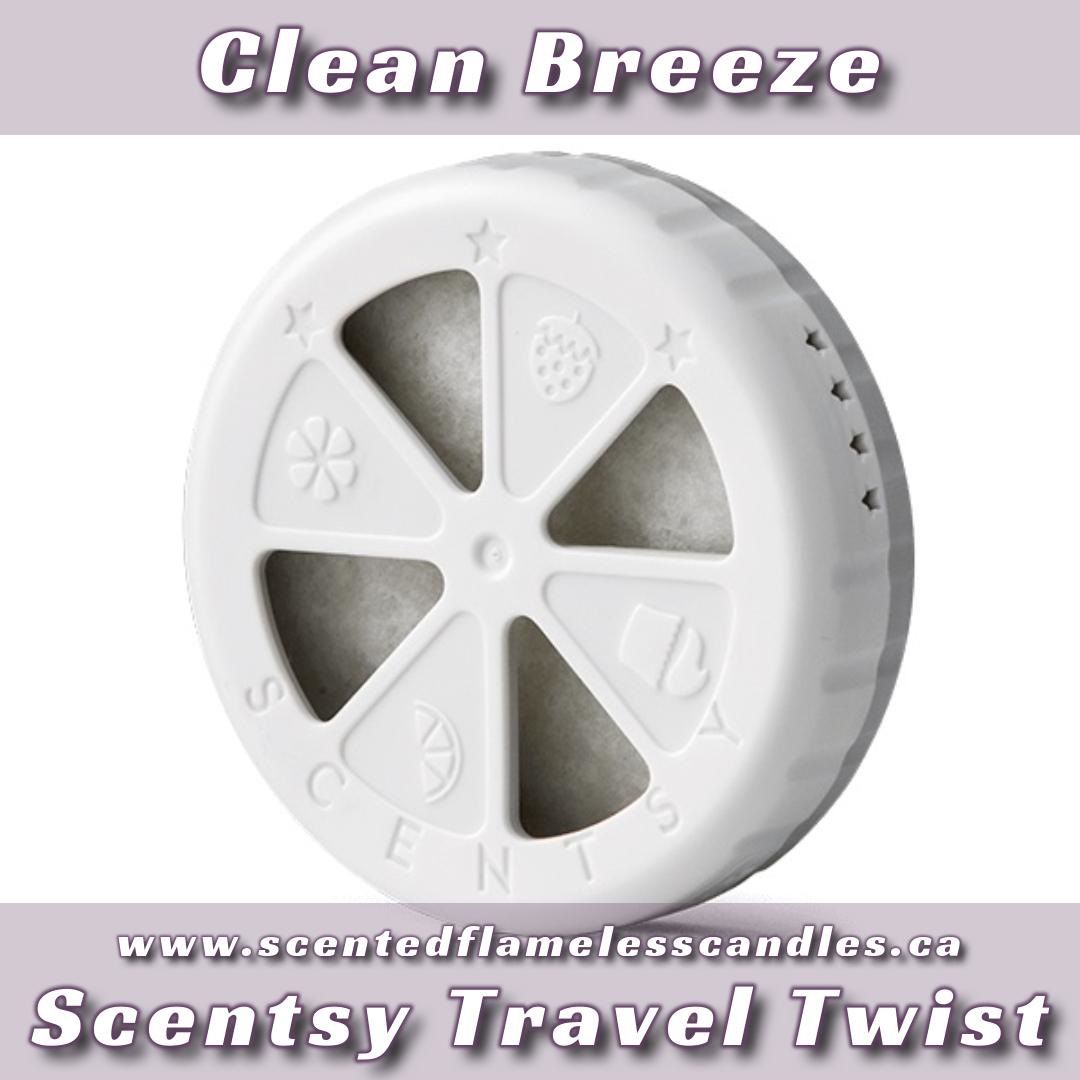Clean Breeze Scentsy Travel Twist