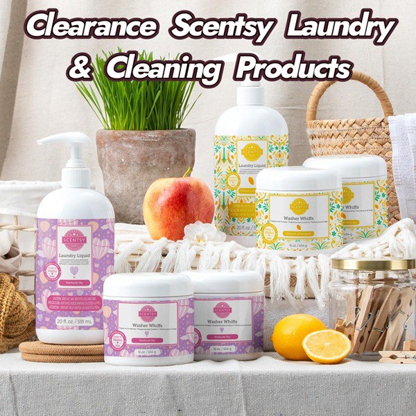 Clearance Scentsy Laundry and Cleaning Products
