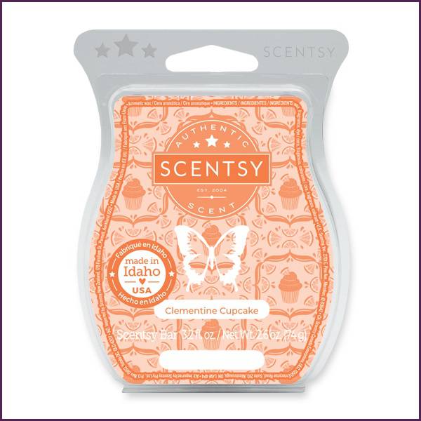 Clementine Cupcake Scentsy Wax Bar