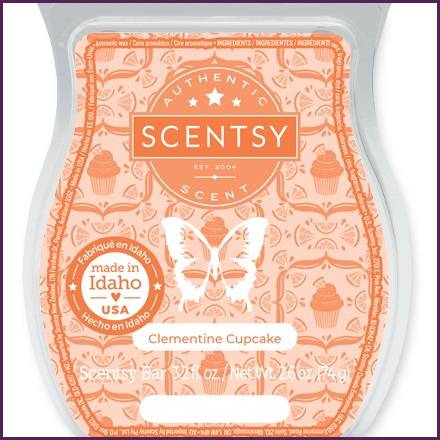 Clementine Cupcake Scentsy Bar Melts Clementine Cupcake Scentsy Bar Melts