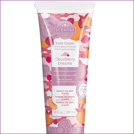 Cloudberry Dreams Scentsy Body Cream Stock