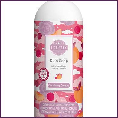 Cloudberry Dreams Scentsy Dish Soap Middle