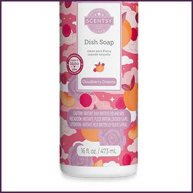 Cloudberry Dreams Scentsy Dish Soap Bottom