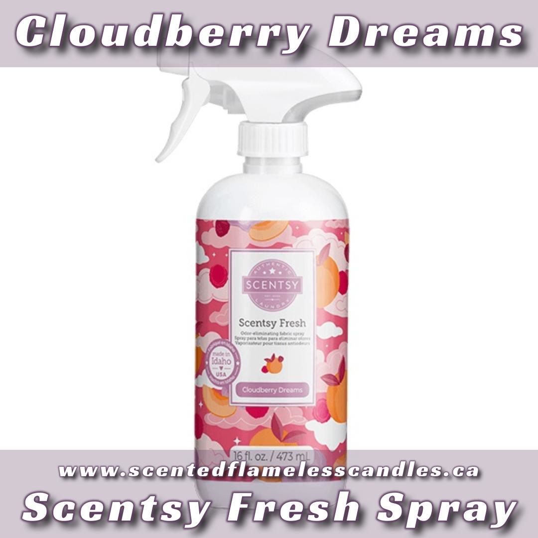 Cloudberry Dreams Scentsy Fresh Fabric Spray