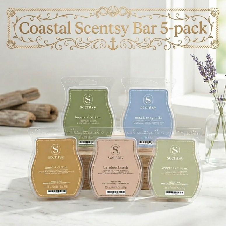 Coastal Collection Scentsy Bar 5-pack