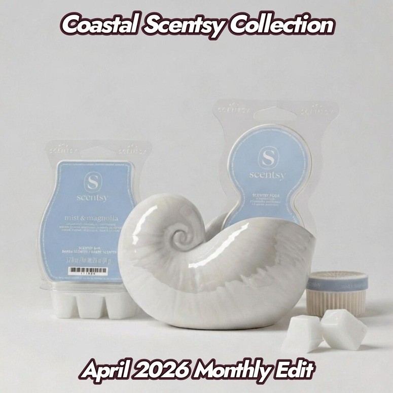 Coastal Scentsy Collection | April 2026 Monthly Edit