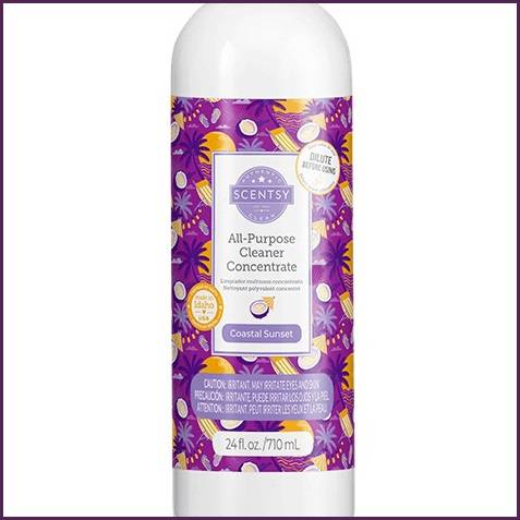 Coastal Sunset Scentsy All-Purpose Cleaner Stock