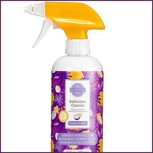 Coastal Sunset Scentsy Bathroom Cleaner Top