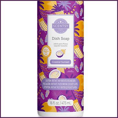 Coastal Sunset Scentsy Dish Soap Bottom Coastal Sunset Scentsy Dish Soap Bottom