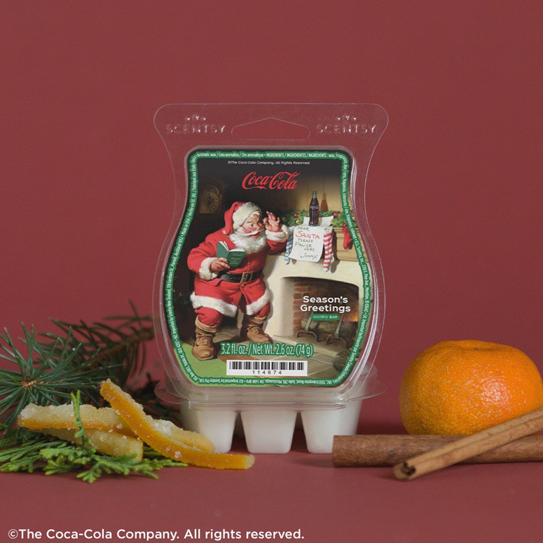 Coca-Cola Season's Greetings Scentsy Bar Coca-Cola Season's Greetings Scentsy Bar