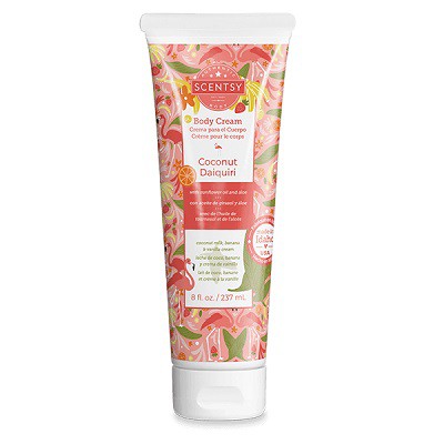 Coconut Daiquiri Scentsy Body Cream