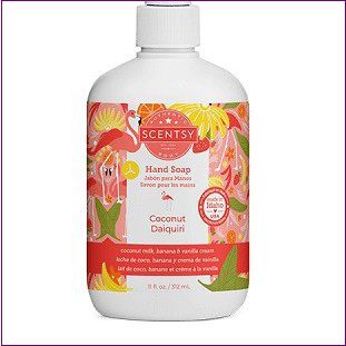 Coconut Daiquiri Scentsy Hand Soap Closeup Coconut Daiquiri Scentsy Hand Soap Closeup