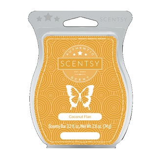 Coconut Flan Scentsy Bar