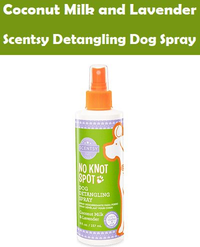 Coconut Milk and Lavender Scentsy Dog Detangling Spray