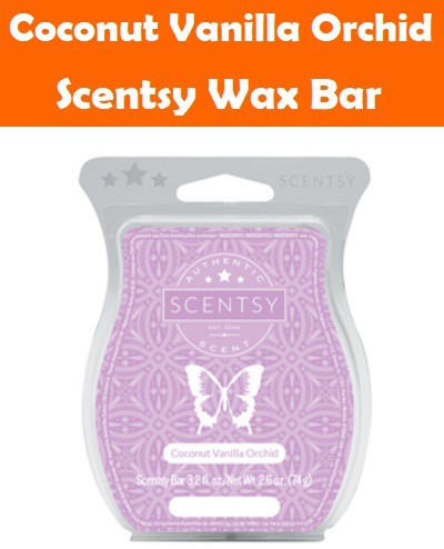 Coconut Vanilla Orchid Scentsy Bar