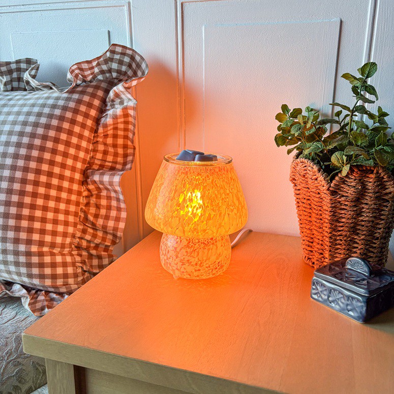 Confetti Glow Taupe Scentsy Warmer Stylized 2