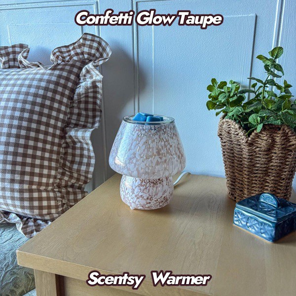 Confetti Glow Taupe Scentsy Warmer