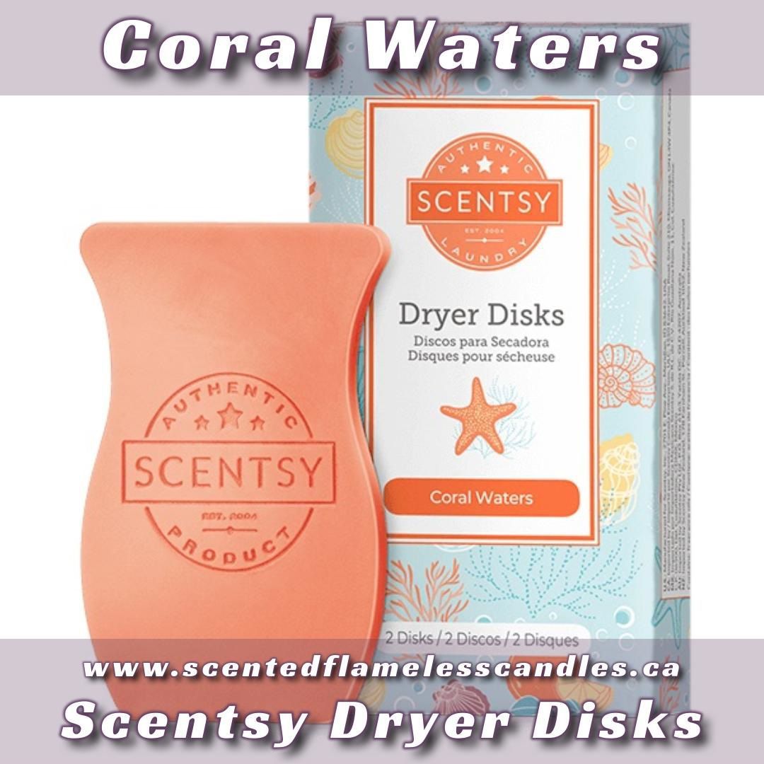 Coral Waters Scentsy Scented Dryer Disks