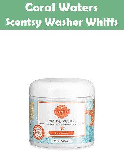 Coral Waters Scentsy Laundry Washer Whiffs