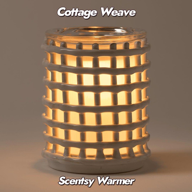 Cottage Weave Scentsy Warmer Stylized